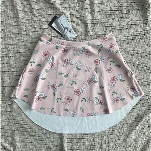 New With Tags!  Pink Tulip Slirt w Floral Print- Adult XS